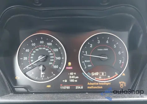 2014 BMW M235 z USA, uszkodzony, nr VIN WBA1J7C52EVW84882